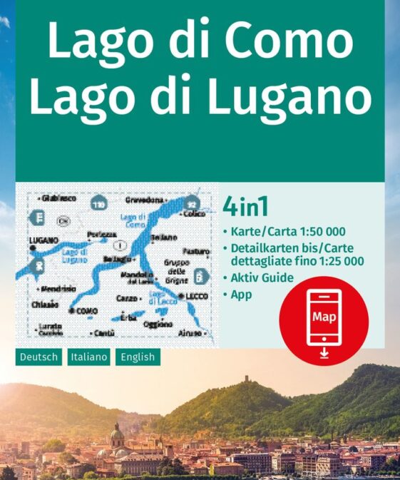 Lago di Como, Lago di Lugano 1:50'000