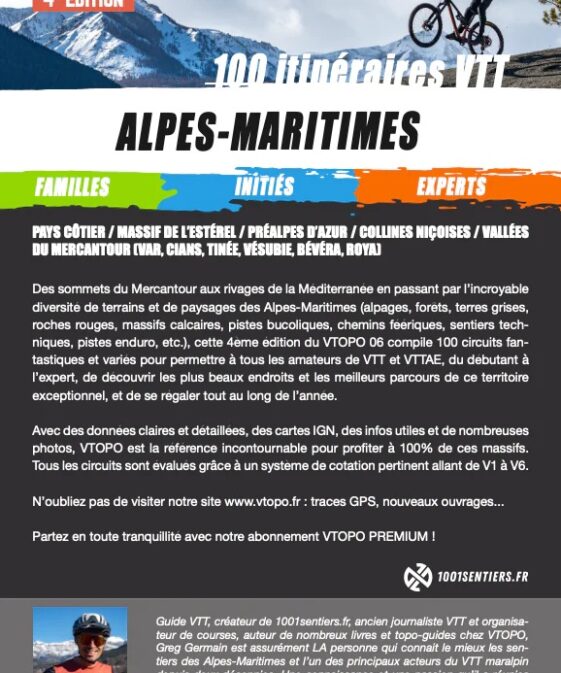 Alternative view of Alpes-Maritimes - 100 circuits VTT