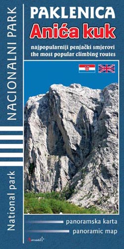 PAKLENICA ANIĆA KUK - Panoramic map