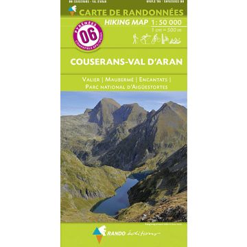Couserans - Val d'Aran 1: 50 000 carte de randonnées 06