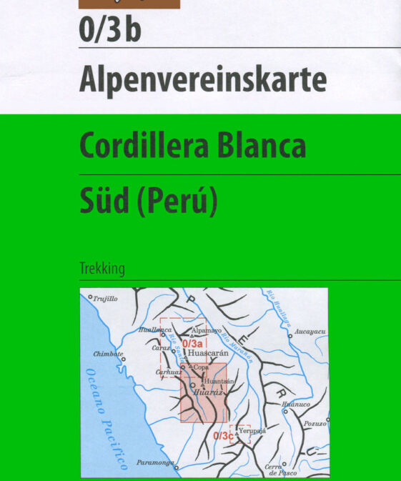 Cordillera Blanca Süd, 1: 100'000