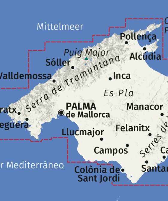 Alternative view of Mallorca 1:35'000