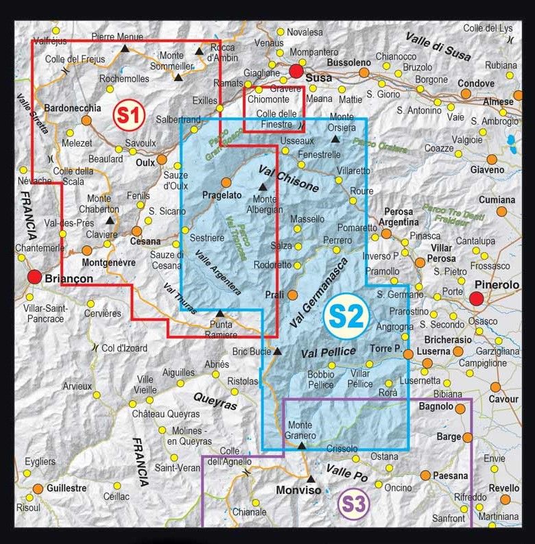 Sci Alpinismo in Val Chisone - Val Pellice e Val Germanasca 1:25'000 - Image 3