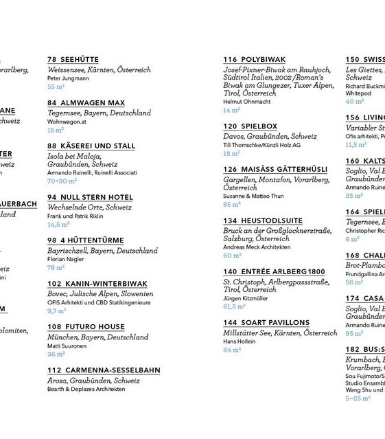 Alternative view of Winzig alpin - Innovative Architektur im Mini-Format
