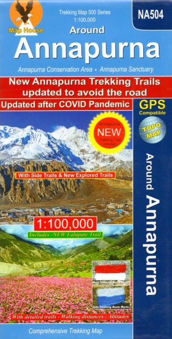 Around Annapurna 1:100`000 - sheet NA504