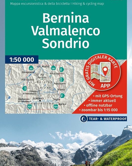 Bernina Valmalenco Sondrio 1:50`000 - WK 93
