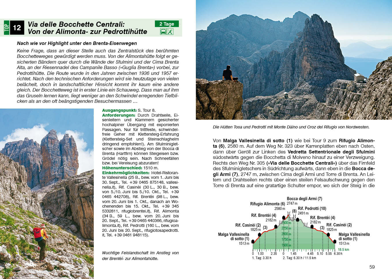 Brenta mit Adamello, Presanella und Paganella. – Bild 4