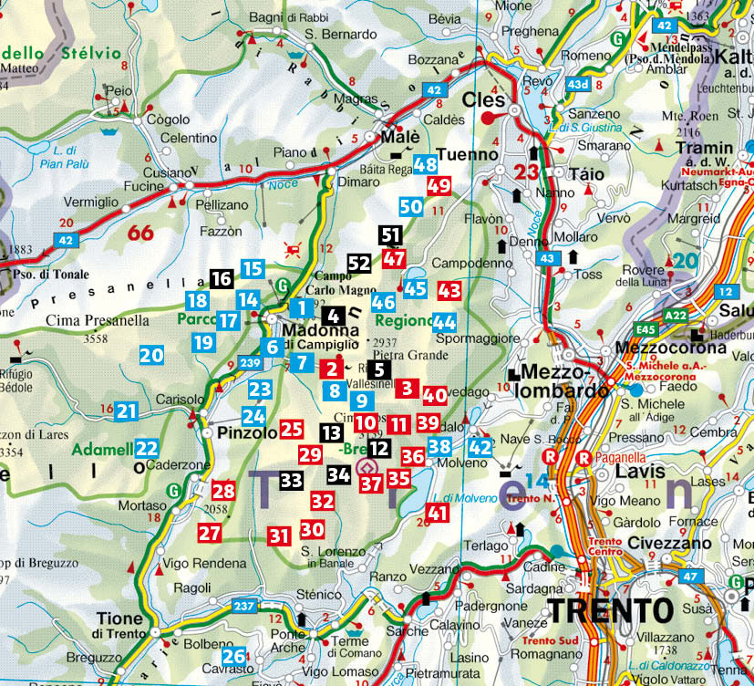 Brenta mit Adamello, Presanella und Paganella. – Bild 2