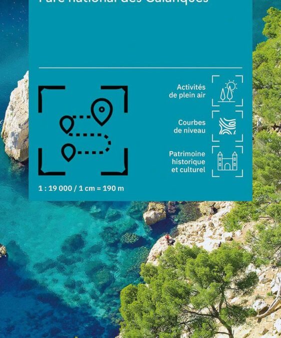 Les Calanques 1:19'000 - IGN Traversée des Calanques