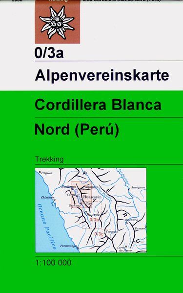 Cordillera Blanca Nord (Peru). 1:100'000