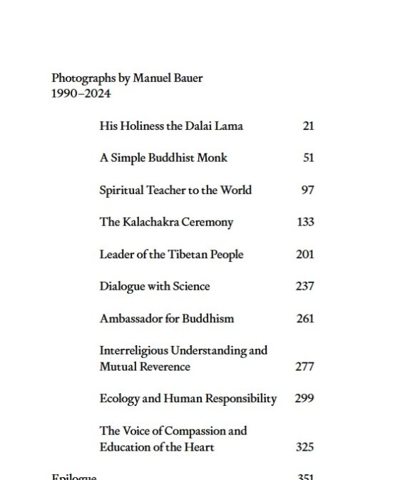 Alternative view of Dalai Lama Photographs by Manuel Bauer. 1990-2024