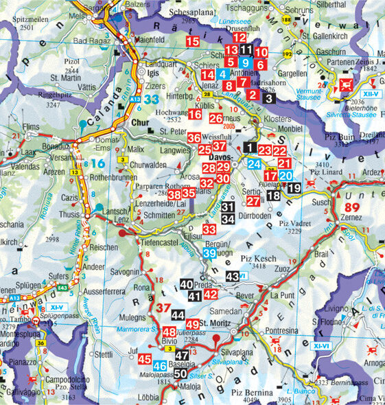 Alternative view of Rund um Davos Skitourenführer Prättigau- Klosters- Arosa- Bergün- Bivio