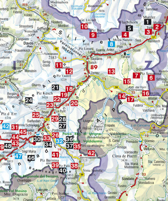 Alternative view of Engadin - 50 Skitouren