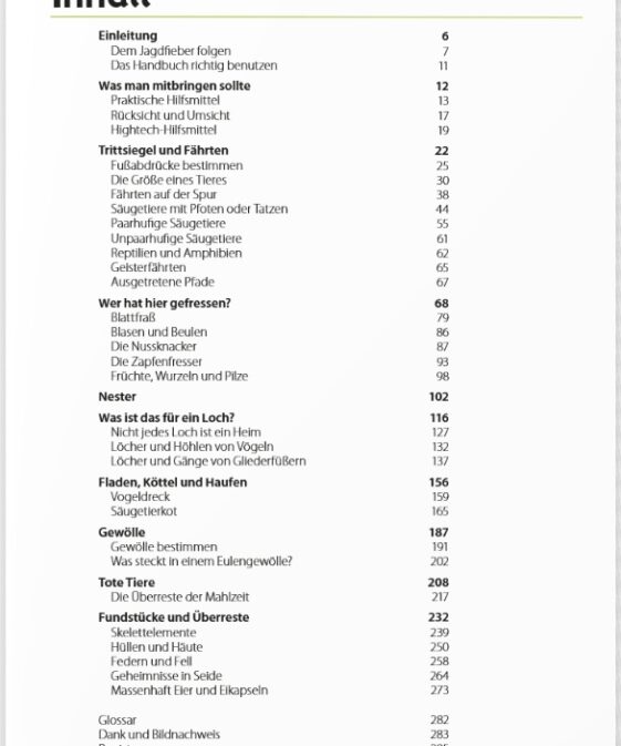 Alternative view of Fährten lesen und Spuren suchen