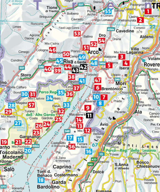 Alternative view of Gardaseeberge - 57 Touren rund um Gardasee und Ledrosee – die schönsten Tal- und Höhenwanderungen