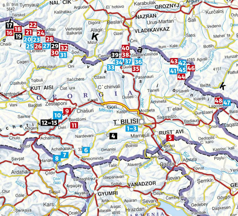 Georgien - 48 Touren im Kleinen und Grossen Kaukasus rund um Tblissi - Image 4