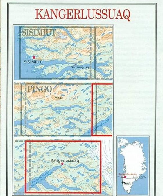 Kangerlussuaq (8) West Greenland 1:100'000