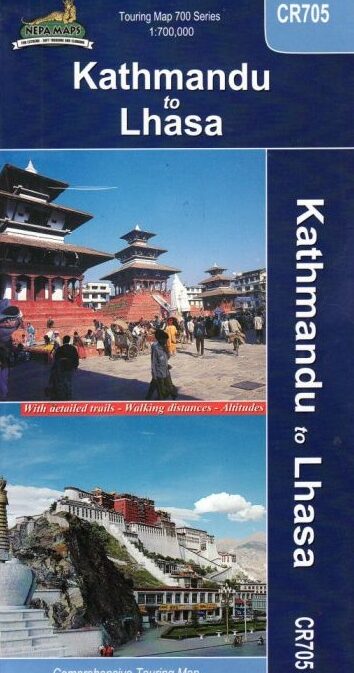Kathmandu to Lhasa Touring Map 1: 700`000