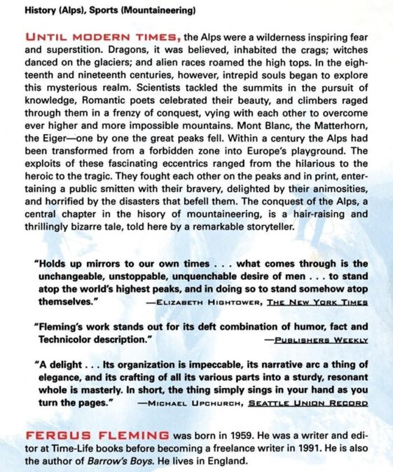 Alternative view of Killing Dragons - the conquest of the Alps