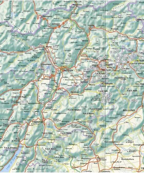 Alternative view of Klettersteigatlas Südtirol - Dolomiten - Gardasee