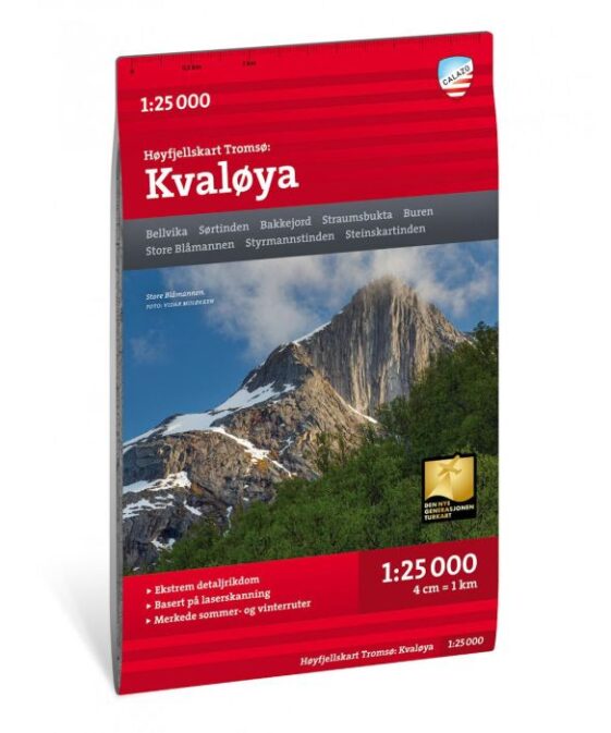 Hoyfjellskart Tromso: Kvaloya 1:25'000