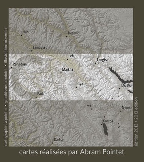 Alternative view of Ladakh - Zanskar Centre 1: 150 000 Indus - Zanskar - Pangong