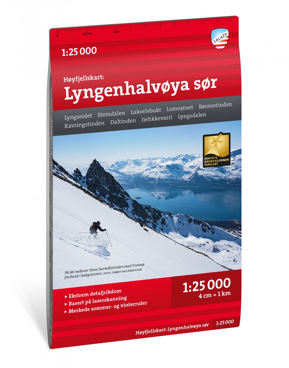 Lyngenhalvøya Sør 1:25'000