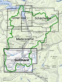Alternative view of Maderanertal 1: 25 000