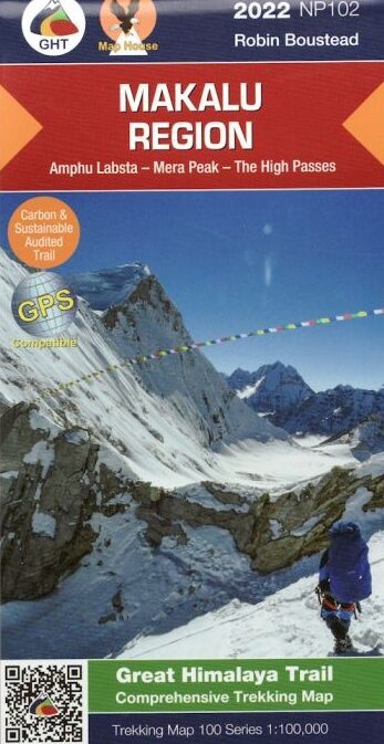 Makalu Region 1:100'000 GHT trekking map