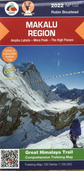 Makalu Region 1:100'000 GHT trekking map