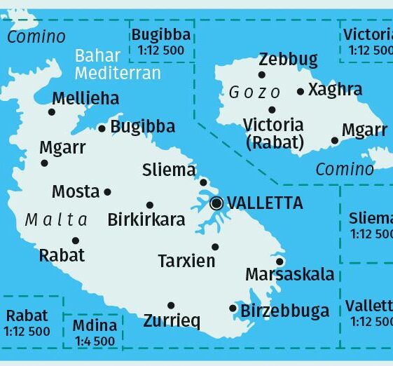 Alternative view of Malta Gozo 1:25'000