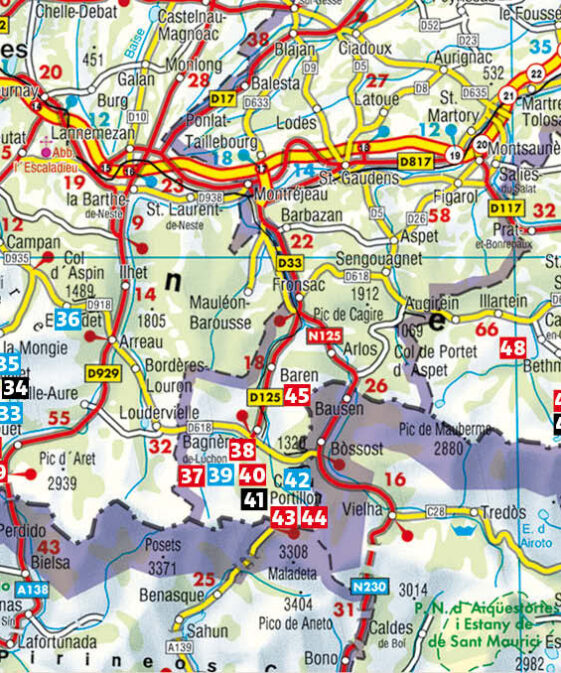 Alternative view of Pyrenäen Nord - Französische Zentralpyrenäen