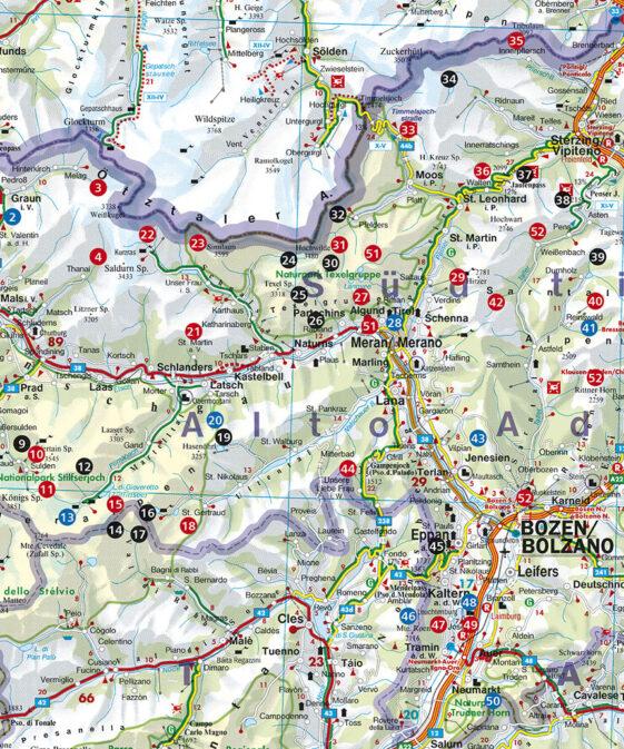 Alternative view of Südtirol West: Vinschgau – Meran – Kalterer See