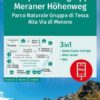 Naturpark Texelgruppe - Meraner Höhenweg; 1:25'000