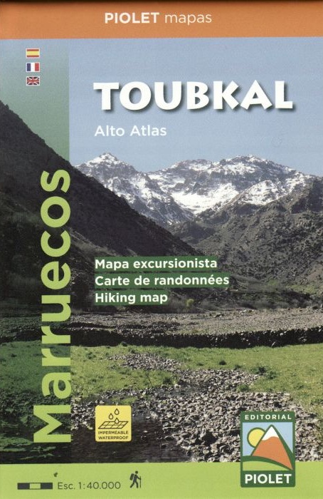 TOUBKAL 1:40'000 Hiking Map/Carte de Randonnées