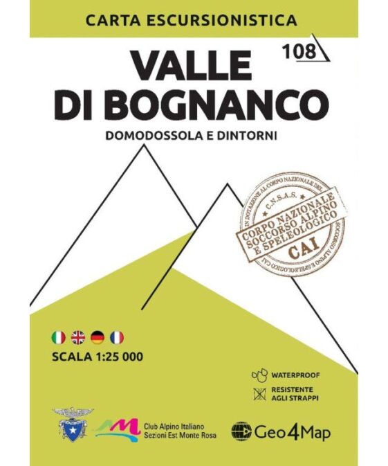 Valle di Bognanco 1:25'000 (sheet 108)