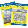 Alta Via 1 della Valle d'Aosta guida+carta 1:25'000