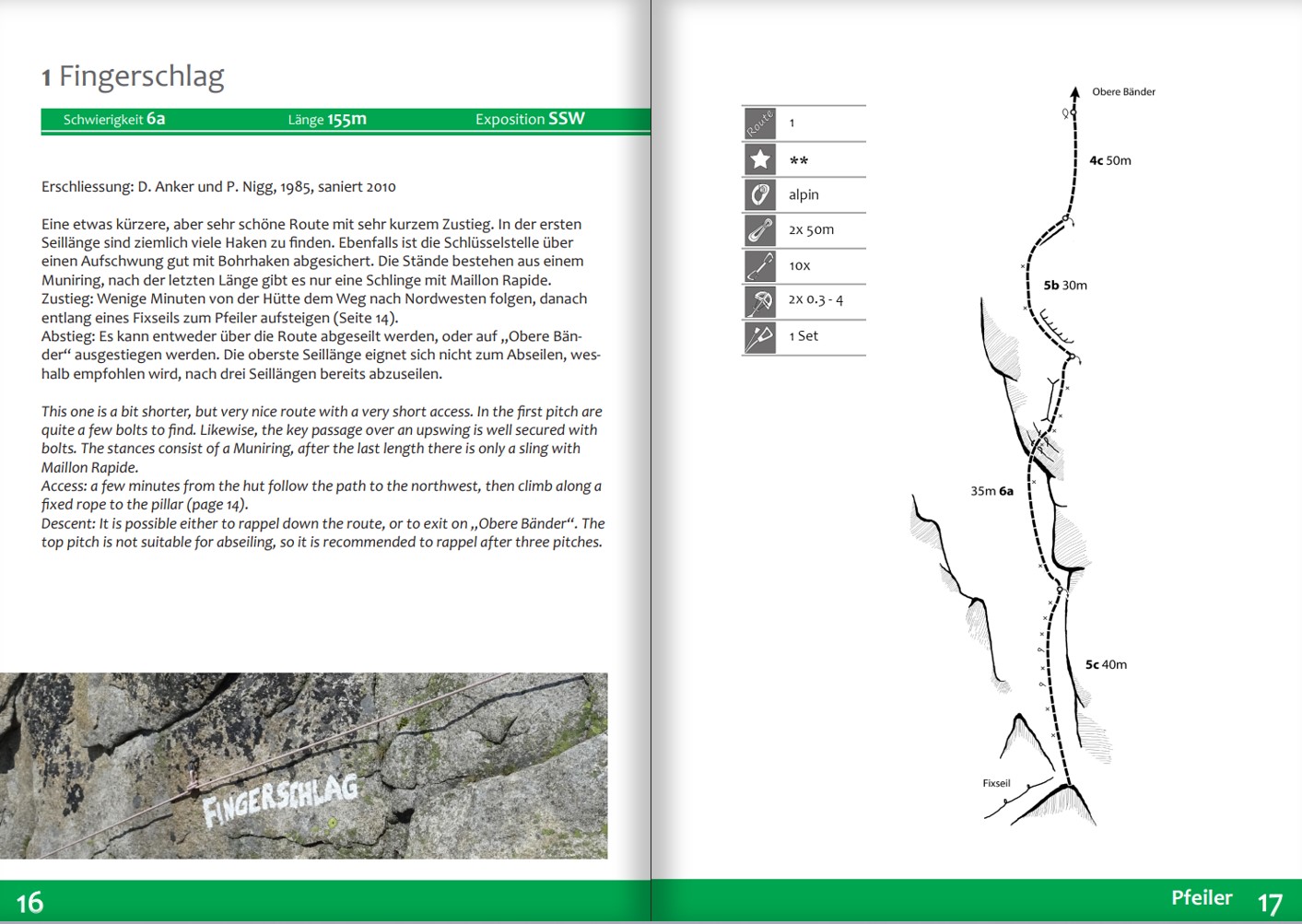 Kletterführer Jägihorn im Baltschiedertal – Bild 4