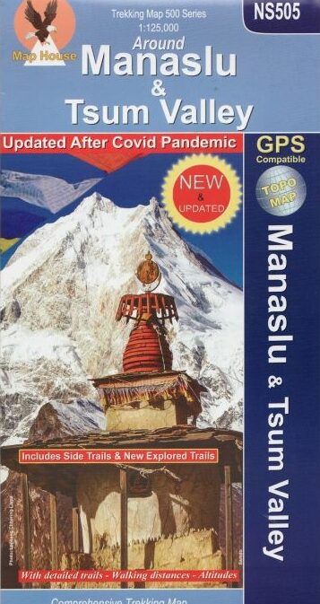 Around Manaslu and Tsum Valley 1:125'000 (NS505)