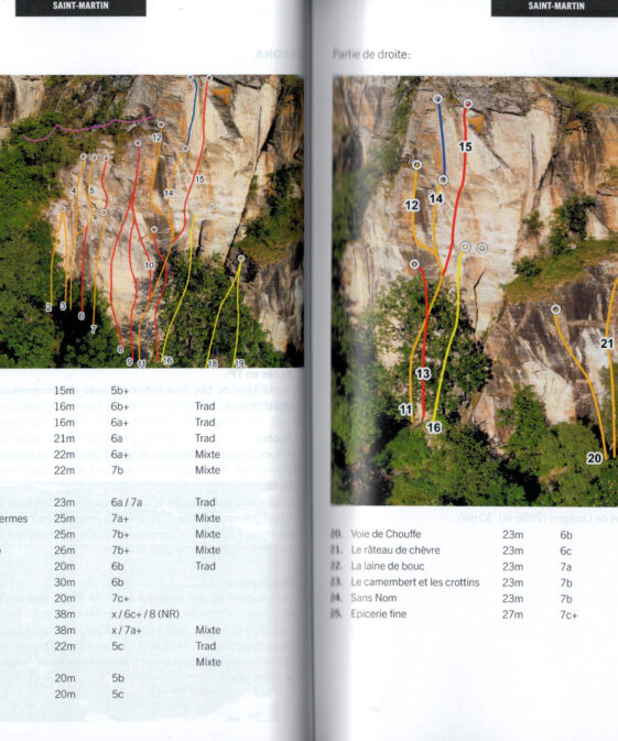 Alternative view of En Val d'Hérens - Topo Escalade