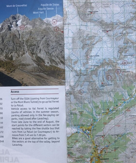 Alternative view of Mont-Blanc Granite Vol. 6 - Val Ferret, a rock climbing guide