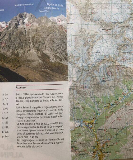 Alternative view of Mont-Blanc Granite Tomo 6 - le più belle vie d'arrampicata - Val Ferret