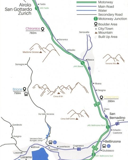 Alternative view of Swiss Select - Ticinos Best Bouldering
