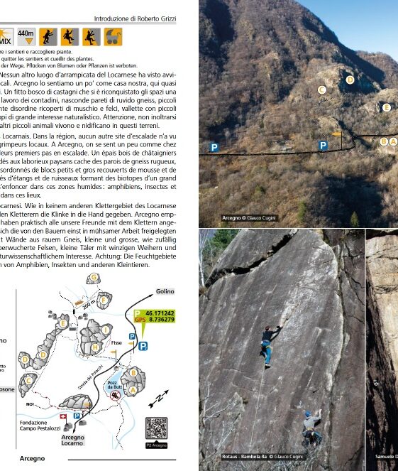 Alternative view of Kletterführer Tessin - Guida d`arrampicata Ticino - Escalades en Tessin