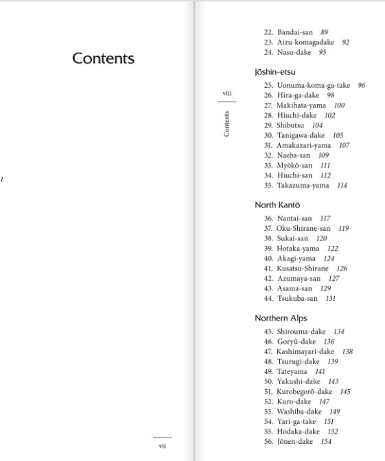 Alternative view of One Hundred Mountains of Japan