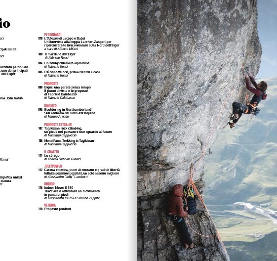 Alternative view of UP CLIMBING #38  Eiger