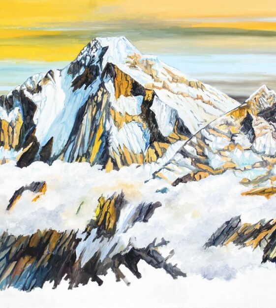 Alternative view of Kunstmaler Hans Jossi - Geschichten und Bilder aus dem Himalaya / Alle 8000er in Öl