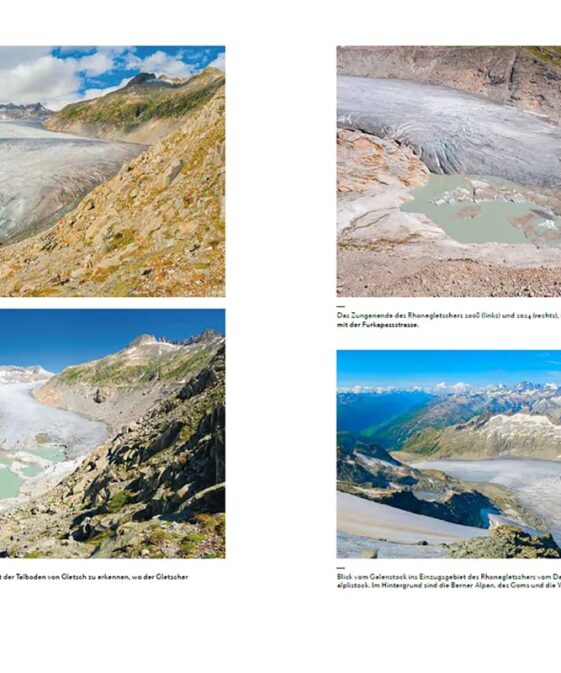 Alternative view of Schweizer Gletscherlandschaften im Klimawandel