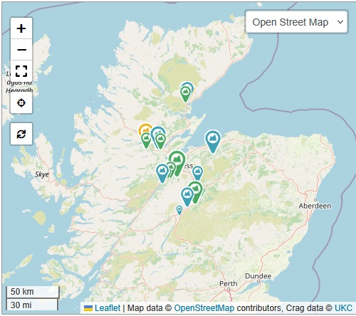Alternative view of Inverness Sport Climbing