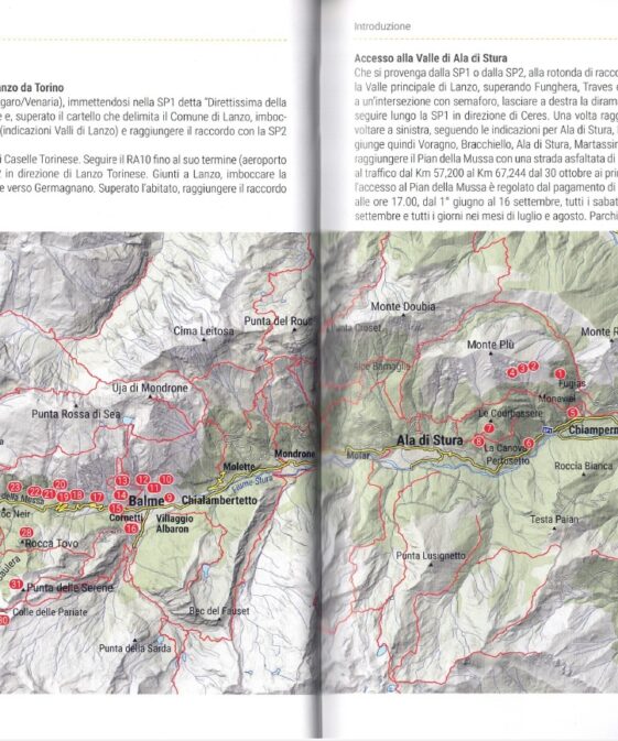 Alternative view of Rosso Serpentino -  Arrampicare nella Valle di Ala di Lanzo